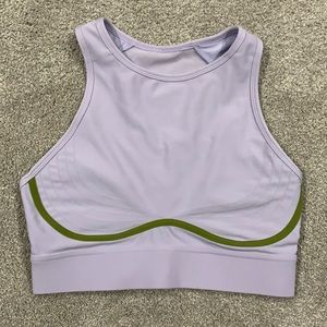 Fabletics Lilac/Basil Sports Bra